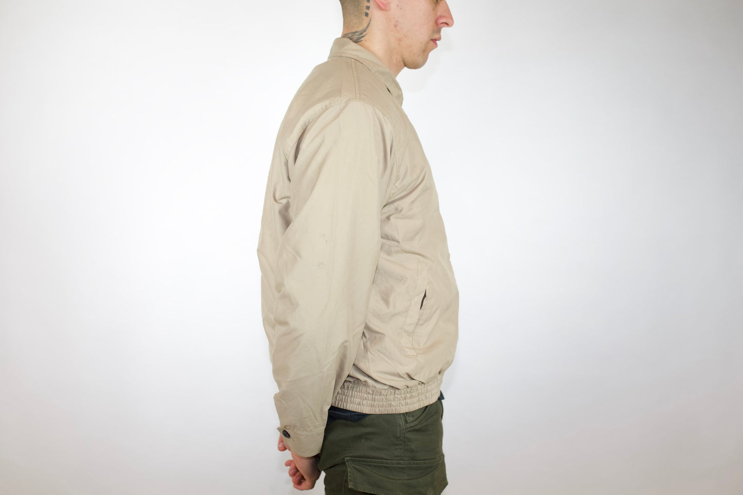 VINTAGE CHAPS RALPH LAUREN BEIGE JACKET  (M)