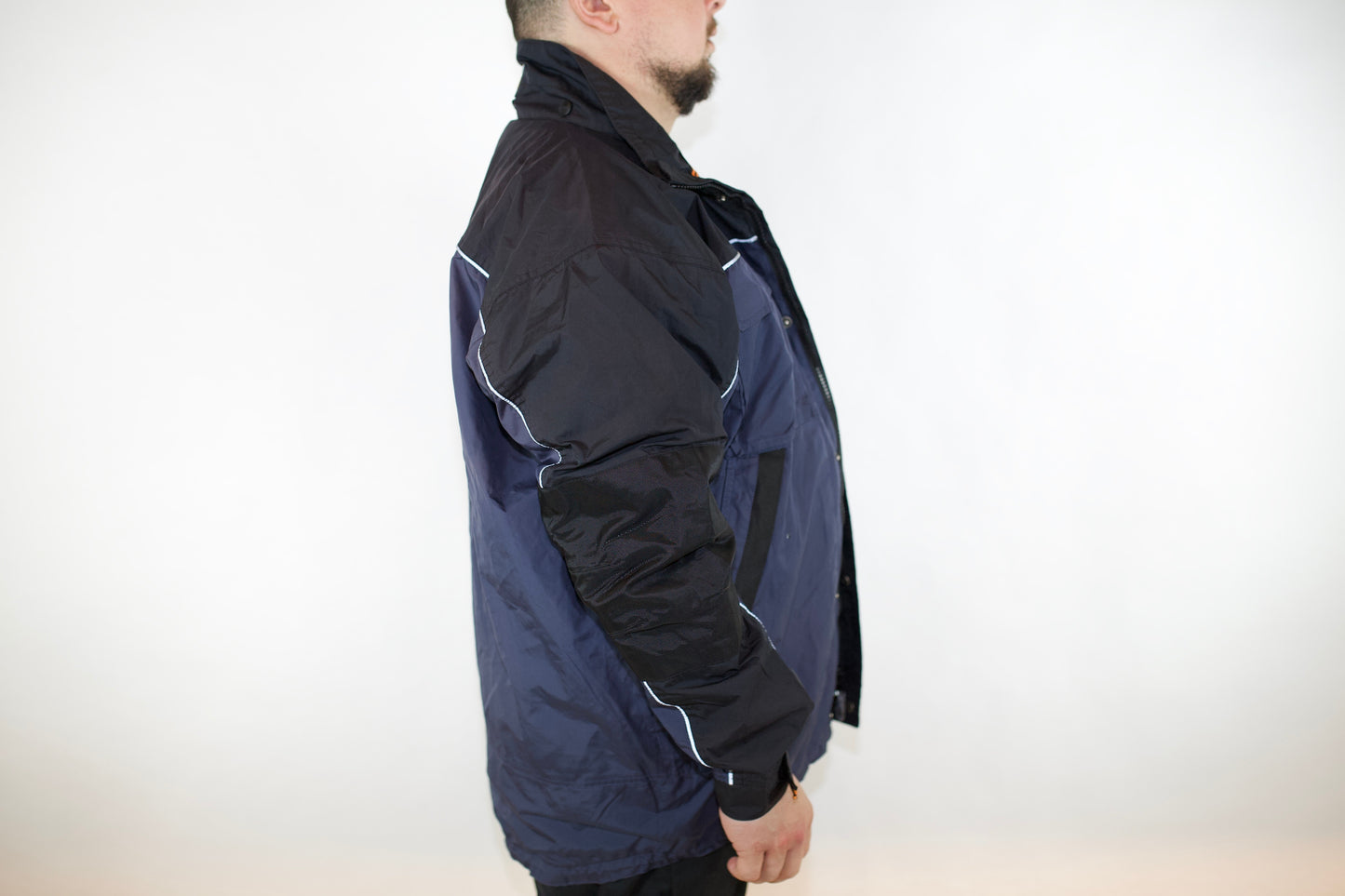 VINTAGE TIMBERLAND PRO SERIES NAVY/BLACK JACKET XL (Fits XL-XXL)