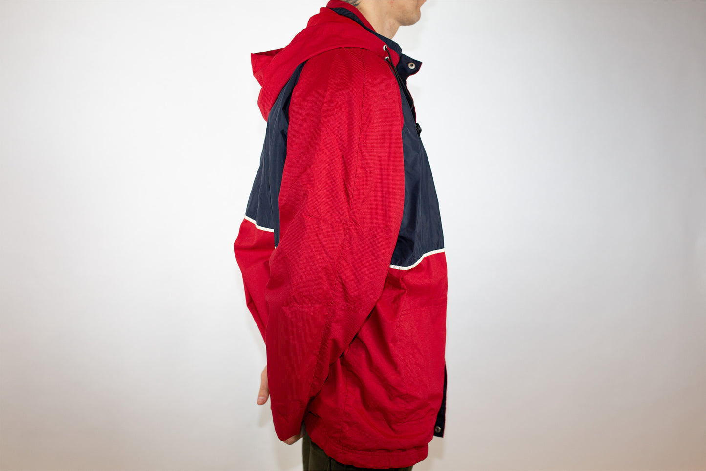 VINTAGE CHAPS RALPH LAUREN RED/NAVY JACKET  (XL)