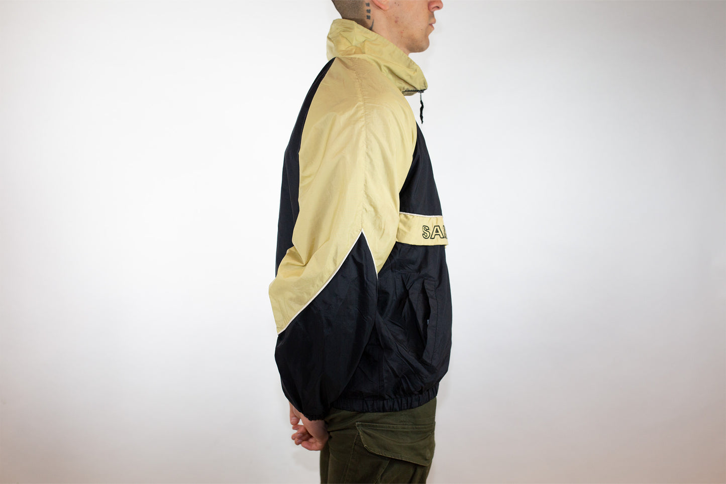 VINTAGE LOGO ATHLETIC "GAME DAY' NFL SAINTS JACKET (L) Fits (XL)