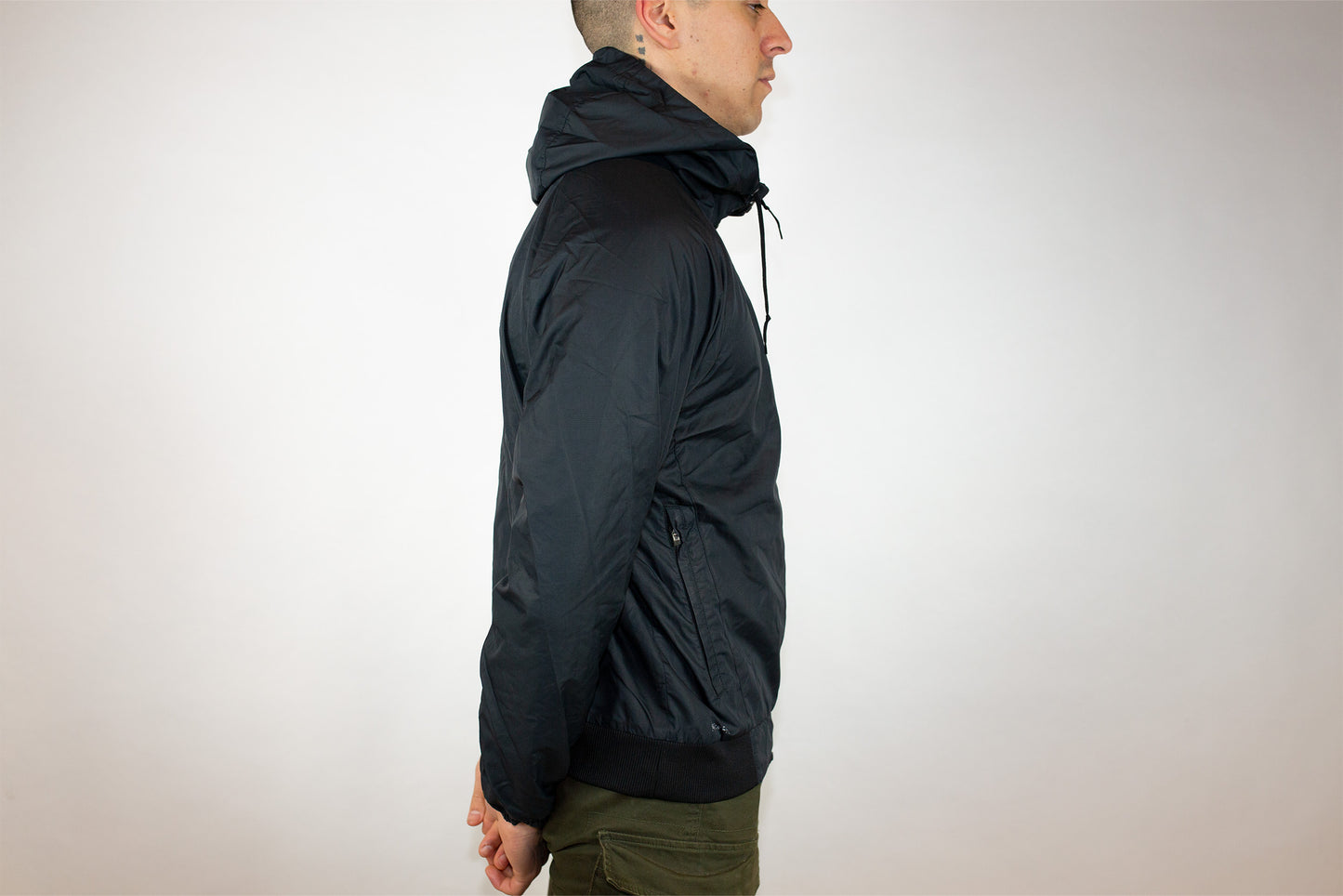 VINTAGE BLACK NIKE FIT ACG (ALL CONDITIONS GEAR SPRAY JACKET (M Fits L)