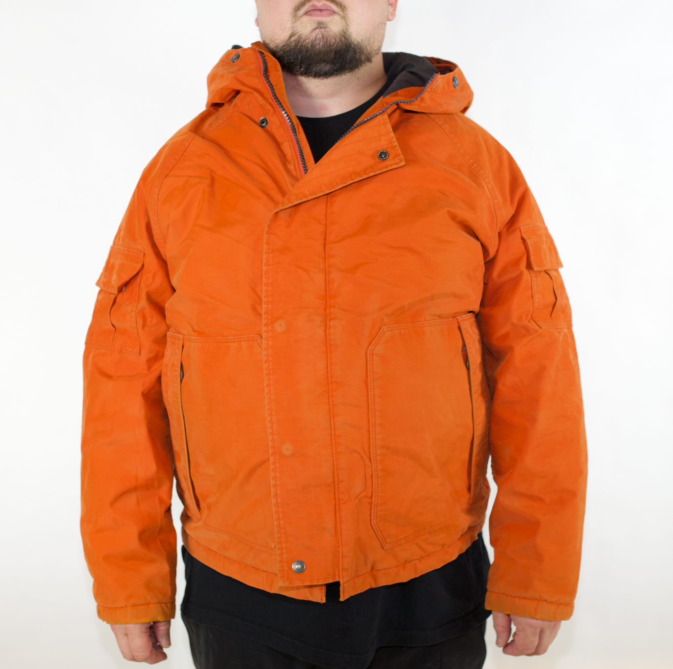 VINTAGE ORANGE TIMBERLAND  HEAVY HEAVY JACKET NO TAG (FITS XL - XXL)
