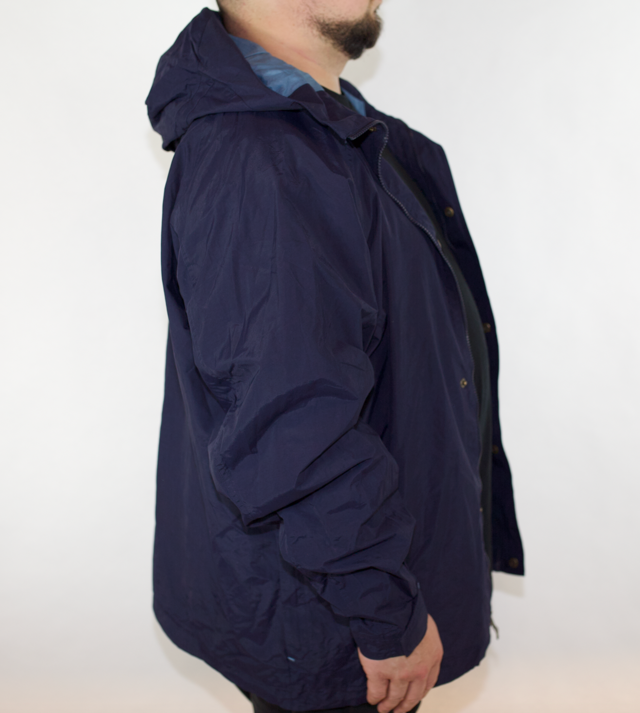 VINTAGE TIMBERLAND WEATHERGEAR WATERPROOF NAVY JACKET XL (Fits XL-XXL)