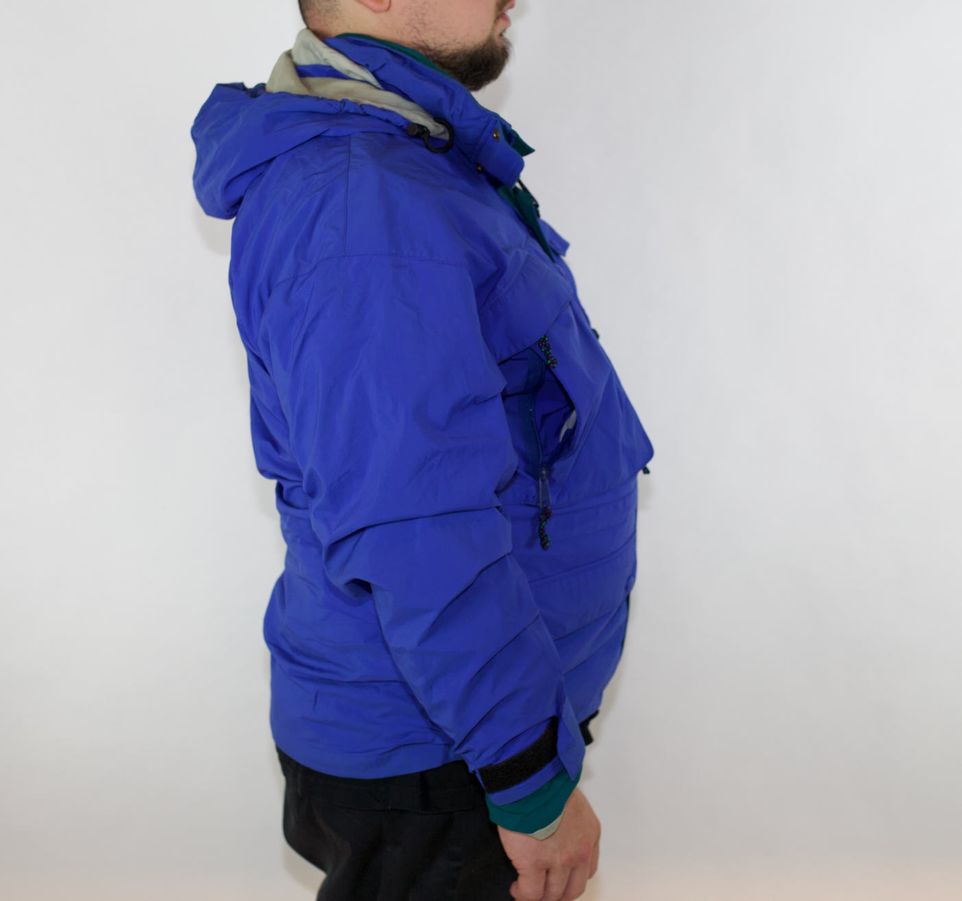 VINTAGE NAVY GREEN L.L BEAN  GORETEX NORTH COL OUTERWEAR (L)