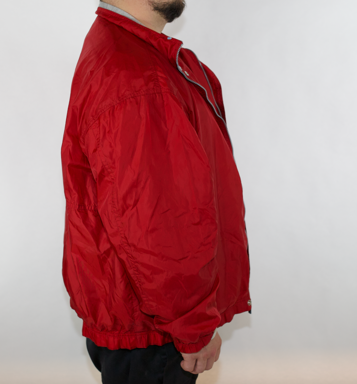 VINTAGE RED NIKE SPRAY JACKET(XXL)