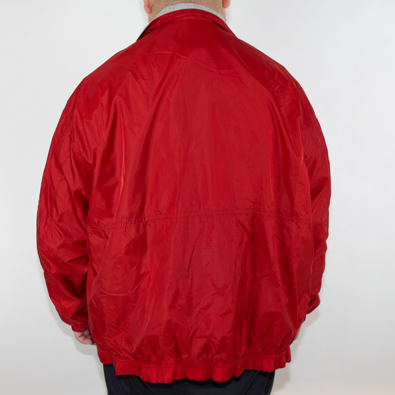 VINTAGE RED NIKE SPRAY JACKET(XXL)