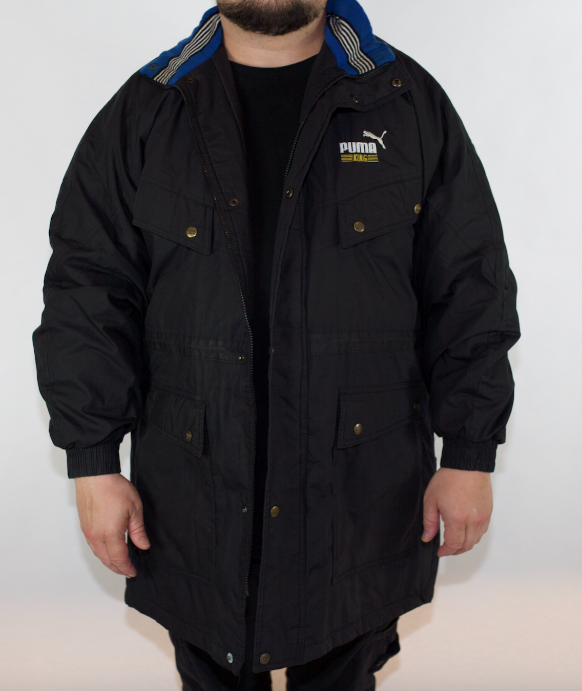 VINTAGE BLACK PUMA KING JACKET (XL)