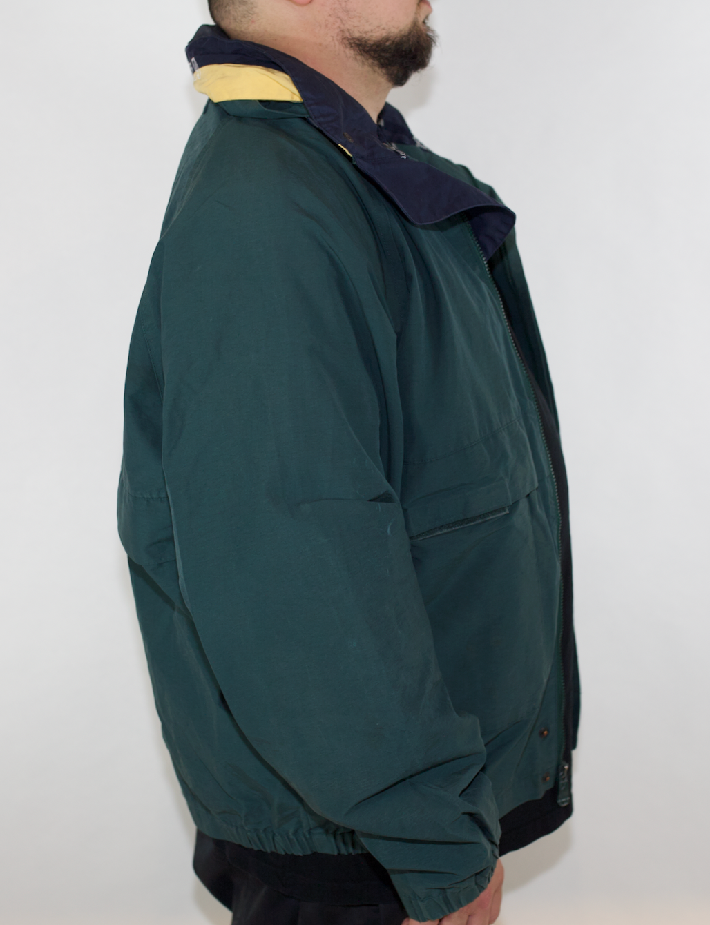 VINTAGE GREEN NAUTICA SPRAY JACKET (XXL FITS L-XL)